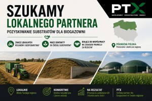 Lokalny pośrednik / partner ds. pozyskiwania substratów dla biogazowni