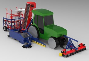 oferuję usługe zbioru mechanicznego jablek przemysłowych
