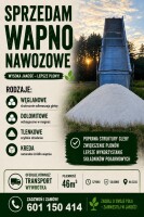 Sprzedam wapno nawozowe, węglanowe, Dolomit, kreda dostawy cały kraj. Oferuje transport wywrotką 46m3 pojemności.