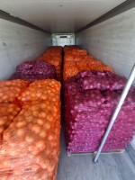 Sprzedam duże ilości cebuli żółtej oraz czerwonej pakowanej w worki raszlowe po 5,10,15 kg możliwość spakowania również w big bag