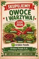 Firma Orskov Foods S.A kupi aronię do mrożenia.