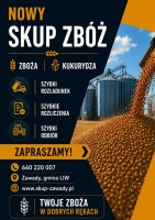 Kupimy mokrą kukurydzę. Usługi zbioru i transport. Umowa kontraktacji.
Węgrów i okolica
tel. 660220007