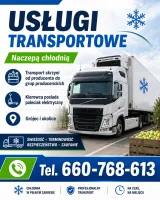 🍎 Skrzynie? Chłodnia? Lecimy! 🚛 Oferuję transport naczepą chłodnią – głównie skrzynie i skrzyniopalety do grup producenckich.
💪 Na aucie elektryczn